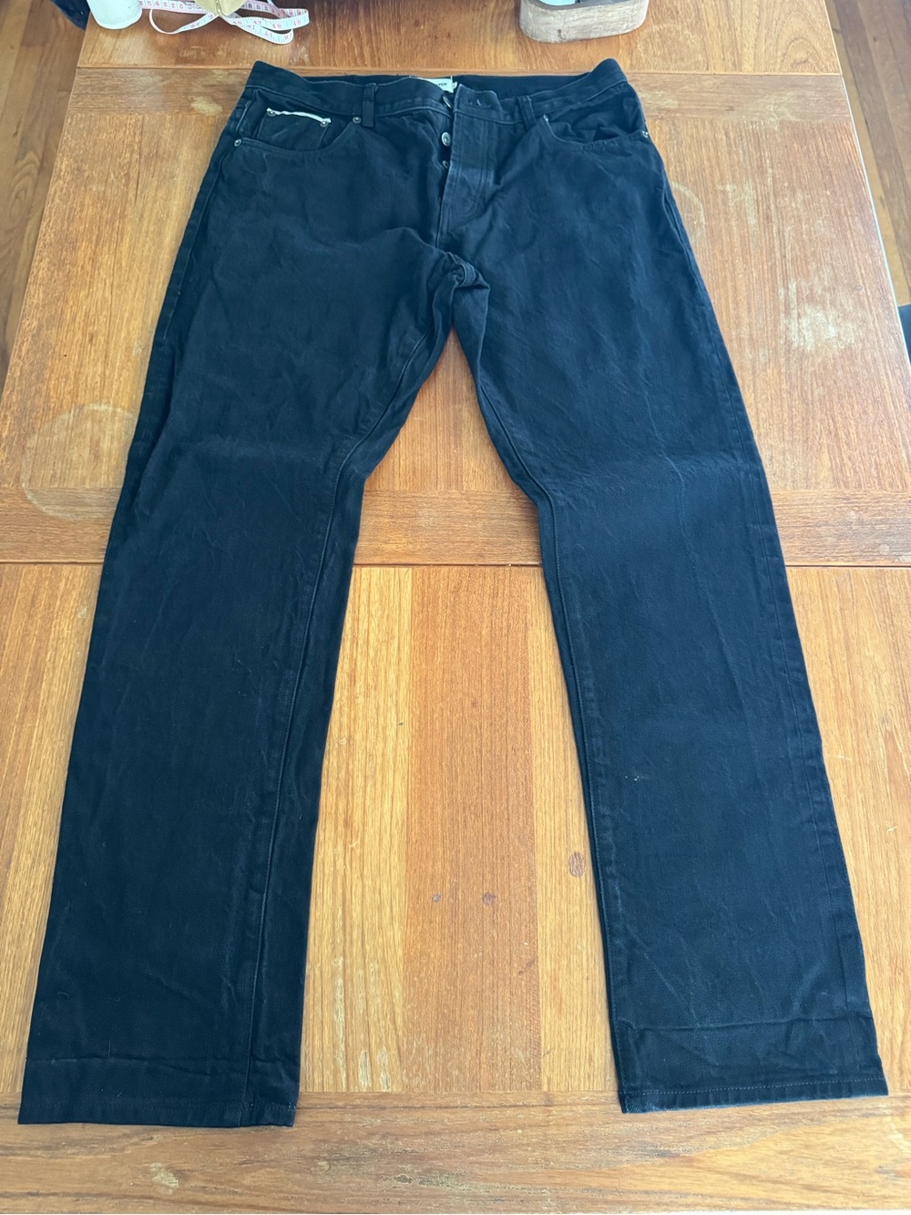Taylor Stitch Black Straight-Leg